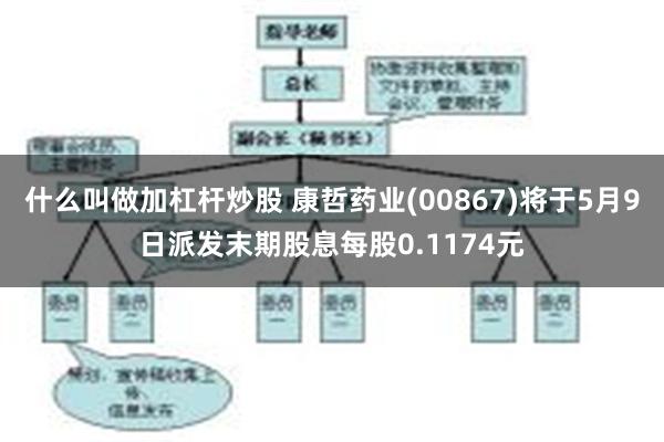 什么叫做加杠杆炒股 康哲药业(00867)将于5月9日派发末期股息每股0.1174元