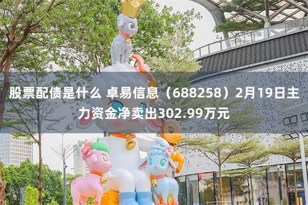 股票配债是什么 卓易信息（688258）2月19日主力资金净卖出302.99万元