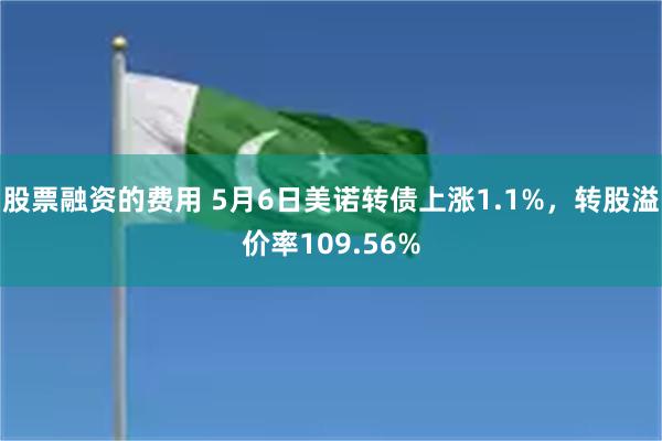 股票融资的费用 5月6日美诺转债上涨1.1%，转股溢价率109.56%