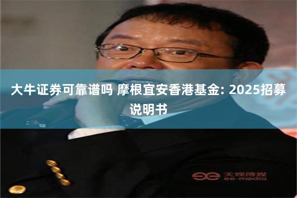 大牛证券可靠谱吗 摩根宜安香港基金: 2025招募说明书