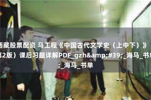 西藏股票配资 马工程《中国古代文学史（上中下）》（第2版）课后习题详解PDF_gzh&#39;_海马_书单
