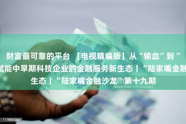 财富最可靠的平台 【电视精编版】从“输血”到“造血” ——构建赋能中早期科技企业的金融服务新生态丨“陆家嘴金融沙龙”第十九期