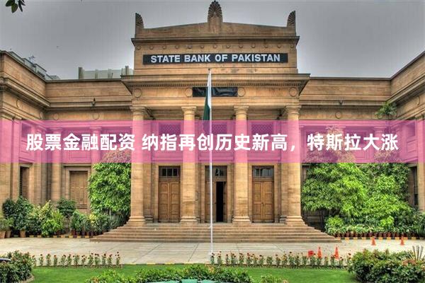 股票金融配资 纳指再创历史新高,特斯拉大涨
